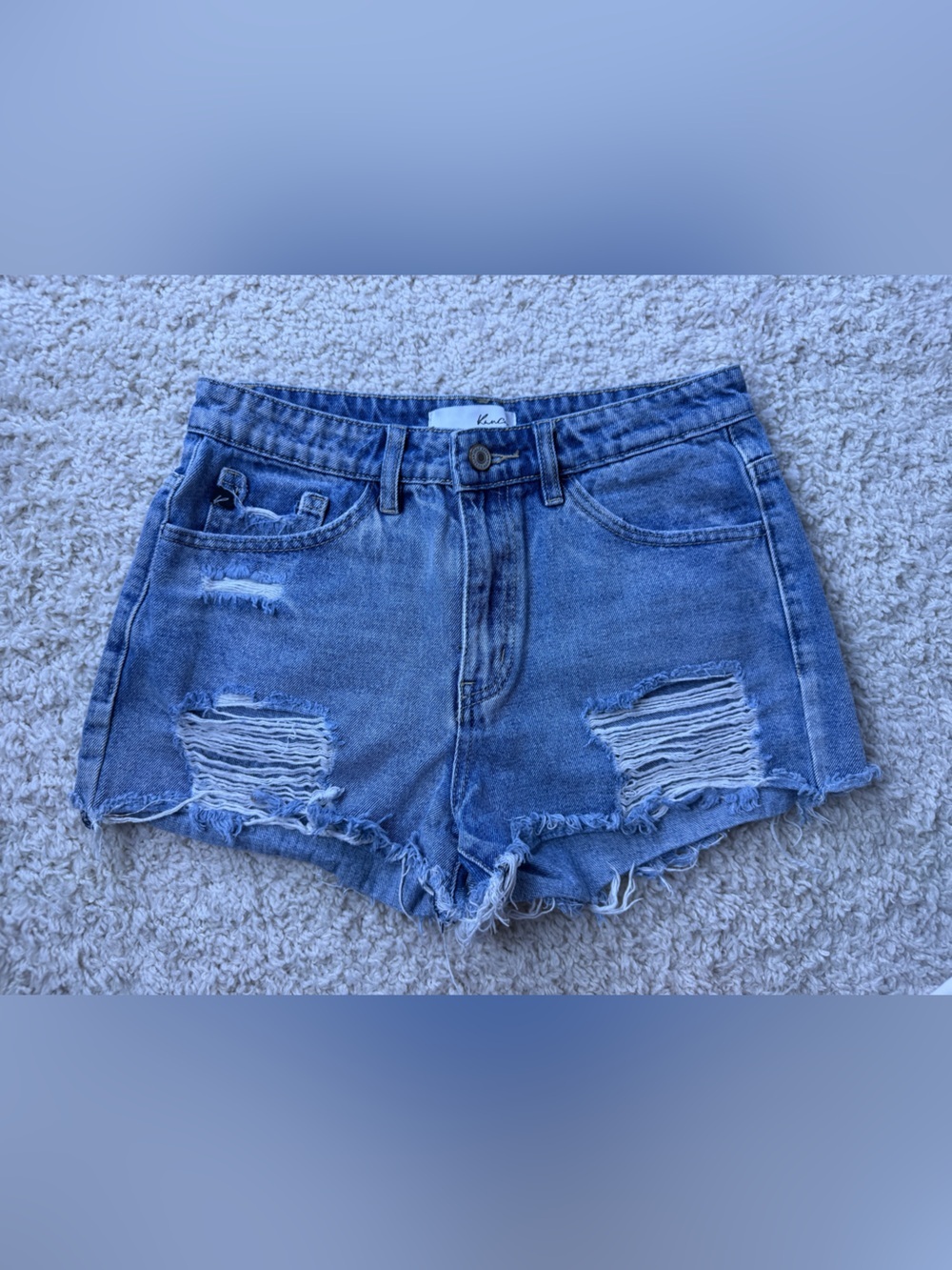 Women’s Medium KanCan Distressed Denim Shorts